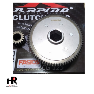 دیسک کلاچ موتور هوندا 200 و 125 با دنده مقابل راپیدو