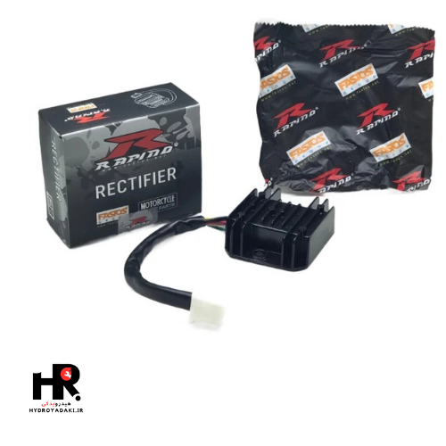 شارژر باتری موتور سیکلت راپیدو بزرگ1 شارژر باتری موتورسیکلت کوچک (4سیم) راپیدو - تصویر 1