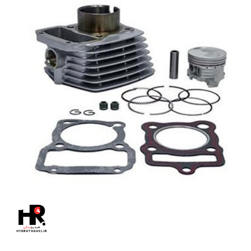 سیلندر و پیستون کامل هوندا 125 با واشر سر و ته و بوش برند کویر4 سیلندر و پیستون کامل هوندا 125 با واشر سر و ته و بوش برند کویر - تصویر 1