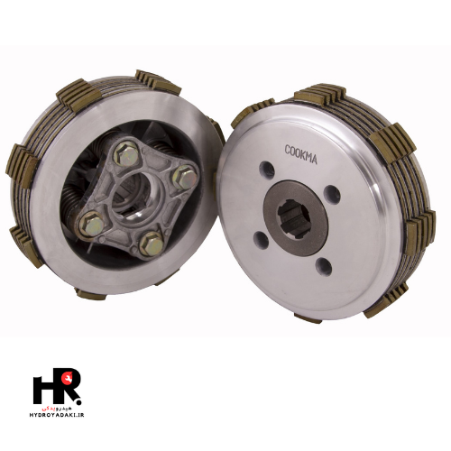 چهار شاخ کلاج کامل آهنی با صفحه کلاج 4 پیچ (کوکما) ست چهار شاخ کلاج هوندا کوکما - تصویر 1